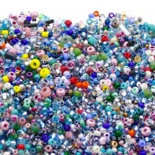 Acrylic Candy Beads, Assorted 50 Gr Pack, Approx 125 Beads